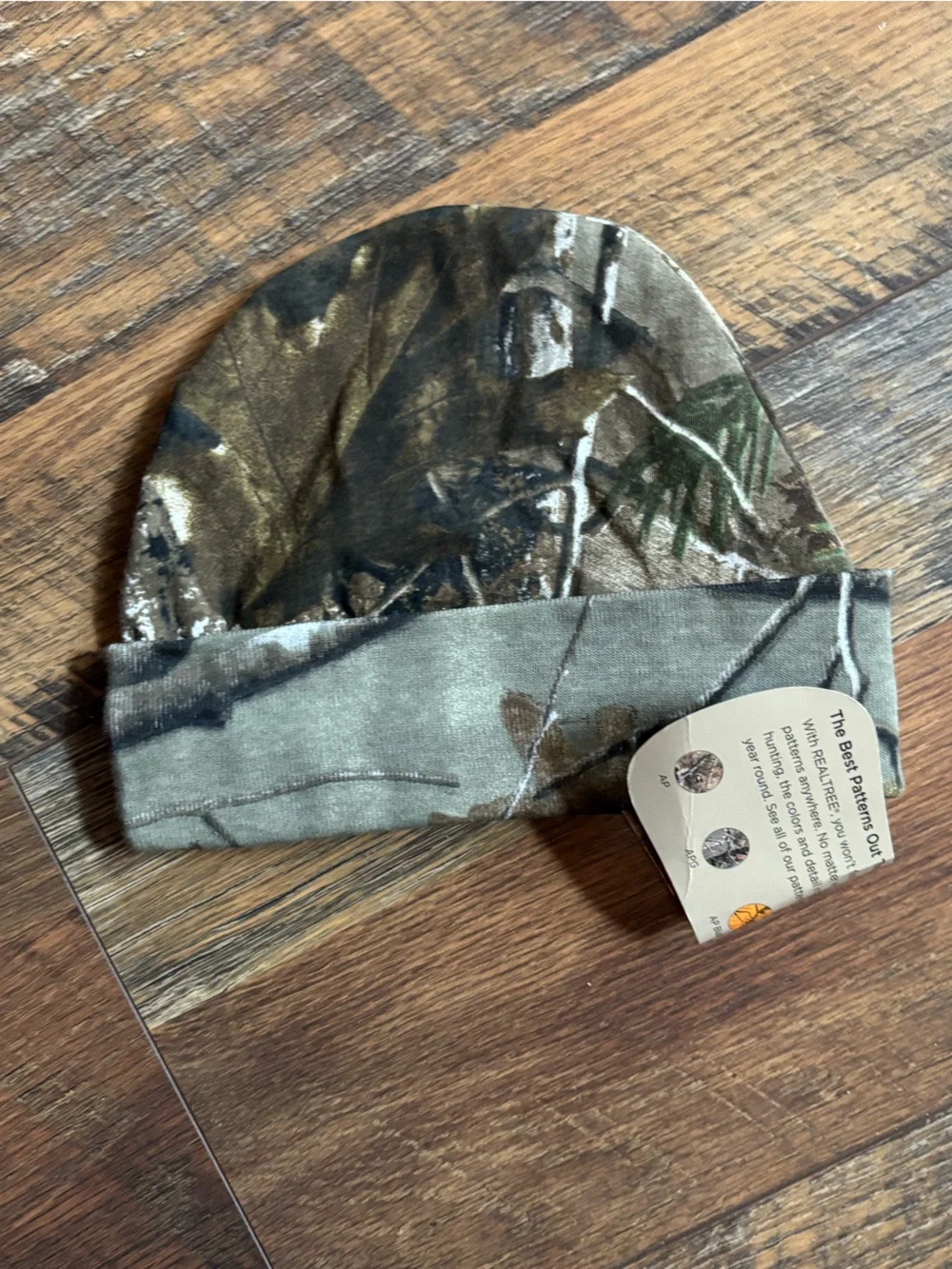 Mossy oak Realtree camo beanie hat toddler size-nwt